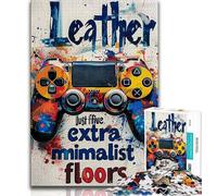 1000 Piece Jigsaw Puzzles for Teenagers Gifts Watercolor Game Controller,learning Educational for Is Ideal As A Gift for The Whole Family (38x26cm)