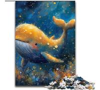 1000 Piece Jigsaw Puzzles for Teenagers Gifts Whales on The Seabed, Family Game Stress Reliever Difficult Challenge Enhance Love between Couples (Size 26x38cm)