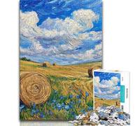 1000 Piece Jigsaw Puzzles for Teenagers Gifts Wheat Field 1000 Piece Puzzle,Quiz Game Wall Decoration Unique Birthday And Xmas Gifts (size 75x50cm)