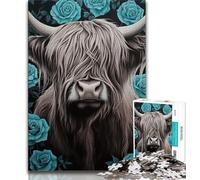1000 Piece Jigsaw Puzzles for Teenagers Gifts Yak 1000 Pieces for Adults,Toys Educational Games Stress Relieving Unique Birthday And Gifts 26x38cm