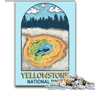 1000 Piece Jigsaw Puzzles for Teenagers Gifts Yellowstone National Park, Family Activity Enhance Love between Couples for Age 14+ 75x100cm