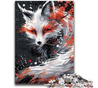 1000 Piece Jigsaw Puzzles for Teenagers God of Foxes Puzzles for Teenagers,Decompressing Intellectual Educational Toy Perfect Decoration (38x26cm)