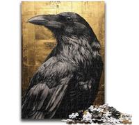 1000 Piece Jigsaw Puzzles for Teenagers Golden Crow Puzzles for Teenagers,Quiz Game Wall Decoration Unique Birthday And Xmas Gifts (75x50cm)