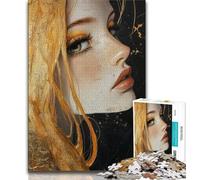 1000 Piece Jigsaw Puzzles for Teenagers Golden Girls Oil Painting Adult Jigsaw,Fun Activity for Home, Rainy Days Toys, Birthday Gifts 38x26cm