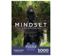 1000 Piece Jigsaw Puzzles for Teenagers Gorilla MIndset Jigsaw for Adults Relax Games Hand Speed Race Deal As Gifts for The Whole Family 38x26cm/1000pcs