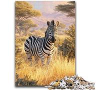 1000 Piece Jigsaw Puzzles for Teenagers Grassland Zebra Learning Educational Toys Unique Home Decor And Gifts for 14+ 50x75cm