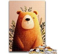1000 Piece Jigsaw Puzzles for Teenagers Happy Bear Help The Brain Exercise Addictive Toys to Cultivate Patience Perfect Decoration 50x75cm