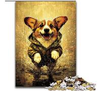 1000 Piece Jigsaw Puzzles for Teenagers Happy Corgi, Train Your Brain And Hands Unique Birthday And Gifts for Age 14+ (Size 50x75cm)