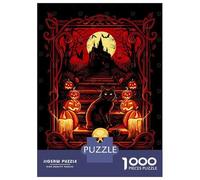 1000 Piece Jigsaw Puzzles for Teenagers Happy Samhain Teenager Puzzles Relaxing Games Hand Speed Race Help The Brain Exercise 38x26cm/1000pcs
