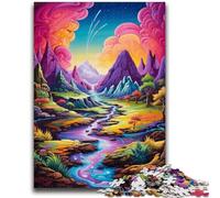 1000 Piece Jigsaw Puzzles for Teenagers Heaven Landscape Fantasy Colors Jigsaw,Educational Games Home Decoration Suitable for Desktop Decoration (50x75cm)