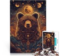 1000 Piece Jigsaw Puzzles for teenagers Holy Bear Lernspiel-Herausforderungsspielzeug für Heimdekoration75x50cm