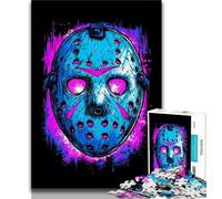 1000 Piece Jigsaw Puzzles for Teenagers Horror Movies,Challenging Game And Family Play with Fully Interlocking Randomly Shaped Pieces 50x75cm