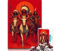 1000 Piece Jigsaw Puzzles for Teenagers Horse 1000 Pieces for Adults,Fun Activity for Home, Rainy Days Toys, Birthday Gifts 38x26cm