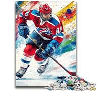1000 Piece Jigsaw Puzzles for Teenagers Ice Hockey Jigsaw,Educational Games Home Decoration Suitable for Desktop Decoration (50x75cm)
