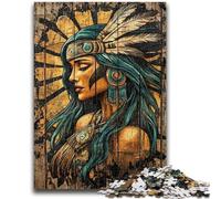 1000 Piece Jigsaw Puzzles for Teenagers Indian Princess Adult Puzzles,Brain Intelligence Challenge Addictive Toys for Home Decoration (26x38cm)