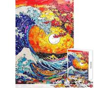 1000 Piece Jigsaw Puzzles for Teenagers Japan Abstract Happy Shared Home Activity Thoughtful Festive Present Choice (38x26cm)
