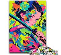 1000 Piece Jigsaw Puzzles for Teenagers Japanese Geisha Adult Puzzles,Learning Educational Toys Family Games Unique Birthday And Gifts (50x75cm)