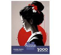 1000 Piece Jigsaw Puzzles for Teenagers Japanese Girl Geisha Jigsaw for Adults Hands-on Game Pattern Assembly for Birthday, Chrismas 70x50cm/1000pcs