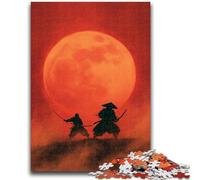 1000 Piece Jigsaw Puzzles for Teenagers Japanese Ninja Challenging Game Toys for Is Ideal As A Gift for The Whole Family 26x38cm