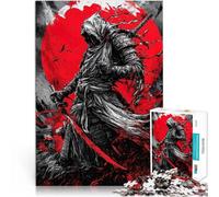 1000 Piece Jigsaw Puzzles for teenagers japanese samurai assassin Schwierig Schwer Geburtstagsgeschenk, Geschenke, Wandkunst52x38cm