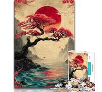 1000 Piece Jigsaw Puzzles for Teenagers Japanese Style Landscape Puzzles for Teenagers,Decompressing Intellectual Educational Toy Birthday Gift (size 75x50cm)
