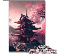 1000 Piece Jigsaw Puzzles for Teenagers Japanese Temple, Educational Toys for Is Ideal As A Gift for The Whole Family for And 14 Years Old (Size 50x75cm)