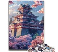 1000 Piece Jigsaw Puzzles for Teenagers Japanese Temples Teenager Jigsaw,Birthday Present, Gifts, Wall Art for Age 14 Years Up (26x38cm)