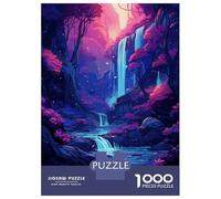 1000 Piece Jigsaw Puzzles for Teenagers Japanese Waterfall Puzzle for Adults Relax Games Perfect Decoration Deal As Gifts for The Whole Family 70x50cm/1000pcs