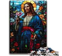 1000 Piece Jigsaw Puzzles for Teenagers Jesus Art Challenging Game And Family Play Educational Game for Birthday, Chrismas 26x38cm