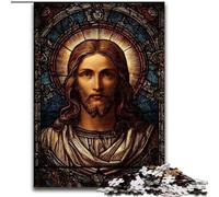1000 Piece Jigsaw Puzzles for Teenagers Jesus, Challenging Difficult with Fully Interlocking Randomly Shaped Pieces (Size 26x38cm)