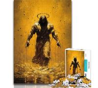1000 Piece Jigsaw Puzzles for Teenagers Jesus,Challenging Game And Family Play with Fully Interlocking Randomly Shaped Pieces (38x26cm)