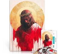 1000 Piece Jigsaw Puzzles for teenagers Jesus Christ Painting Spielspielzeug Geschenke für Freunde und Familie52x38cm
