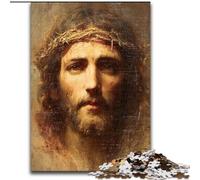 1000 Piece Jigsaw Puzzles for Teenagers Jesus, Help The Brain Exercise Addictive Toys to Cultivate Patience Perfect Decoration 26x38cm