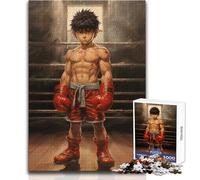 1000 Piece Jigsaw Puzzles for Teenagers Jigsaw Anime Boxer in The Ring Family Fun & Game Night Difficult Challenge Great Gift Size 50x75cm