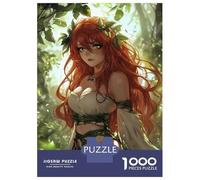 1000 Piece Jigsaw Puzzles for Teenagers Jigsaw Anime Forest Celtic Anime Fairy Nymph Jigsaw Hands-on Game Hand Speed Race Deal As Gifts for The Whole Family 70x50cm/1000pcs