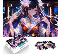1000 Piece Jigsaw Puzzles for teenagers Jigsaw Anime Girl with Butterfly Tattoos Familienspaß Lustiges Geschenk52x38cm
