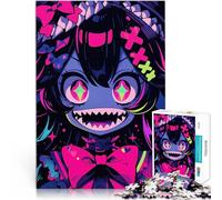 1000 Piece Jigsaw Puzzles for teenagers Jigsaw Anime Monster Girl Stressabbau Wunschliste mit dem Weihnachtsmann52x38cm