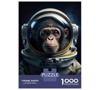 1000 Piece Jigsaw Puzzles for Teenagers Jigsaw Astronaut Space Monkey Puzzles for Adults Toy Wall Decor Stress Reliever Unique Birthday And Gifts 70x50cm/1000pcs