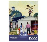 1000 Piece Jigsaw Puzzles for Teenagers Jigsaw Attempt to Fly Jigsaw Puzzle Brain Teaser Game Home Decoration Deal As Gifts for The Whole Family 38x26cm/1000pcs