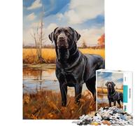 1000 Piece Jigsaw Puzzles for Teenagers Jigsaw Autumn Lab Fun at Home Activities, Tough Challenge Hands-on Game for And 14 Years And over (38x52cm)