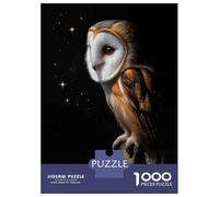 1000 Piece Jigsaw Puzzles for Teenagers Jigsaw Barn Owl Wall Art Print Teenager Puzzles Hands-on Game Wall Decoration Unique Birthday And Gifts 52x38cm/1000pcs