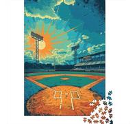 1000 Piece Jigsaw Puzzles for Teenagers Jigsaw Baseball Stadium Sunset-4 Jigsaw Hands-on Game Hand Speed Race Deal As Gifts for The Whole Family 38x26cm/1000pcs