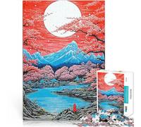 1000 Piece Jigsaw Puzzles for teenagers Jigsaw Beautiful Mountain Fuji Hands-on-Spiel Ein Kunstwerk75x50cm