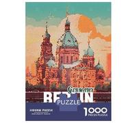 1000 Piece Jigsaw Puzzles for Teenagers Jigsaw Berlin Germany Mosaic Art Jigsaw Puzzle Brain Teaser Game Home Decoration Deal As Gifts for The Whole Family 70x50cm/1000pcs
