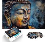 1000 Piece Jigsaw Puzzles for teenagers Jigsaw Buddha Painting~ Stressabbau Wanddekoration Einzigartige Geburtstags- und Weihnachtsgeschenke52x38cm