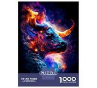 1000 Piece Jigsaw Puzzles for Teenagers Jigsaw Buffalo Jigsaw for Adults Hands-on Game But Fun And Humorous Help The Brain Exercise 38x26cm/1000pcs