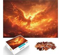 1000 Piece Jigsaw Puzzles for teenagers Jigsaw Burning Phoenix sunfire Lernspiele einzigartiges Herausforderungsspiel52x38cm