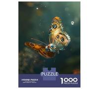 1000 Piece Jigsaw Puzzles for Teenagers Jigsaw Butterfly Sea Adult Puzzles Relax Games Presents for Women Help The Brain Exercise 52x38cm/1000pcs