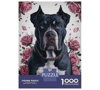 1000 Piece Jigsaw Puzzles for Teenagers Jigsaw Cane Corso Dog Jigsaw Hands-on Game Hand Speed Race Deal As Gifts for The Whole Family 52x38cm/1000pcs