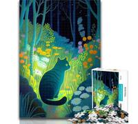 1000 Piece Jigsaw Puzzles for Teenagers Jigsaw Cat in A Dream Educational Family Game Difficult Challenge Gift For Birthdays (size 38x26cm)